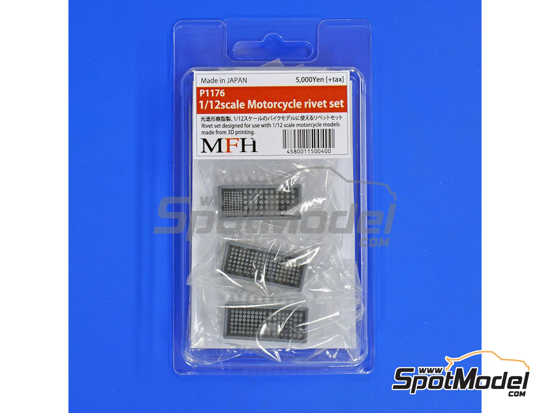 Model Factory Hiro P Fasteners Scale Motorcycle Rivets And